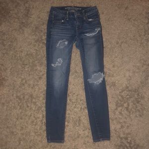 American Eagle Ripped Skinny Jeans